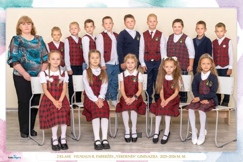 2 klasė – klasės vadovė Edita  Voiničienė 