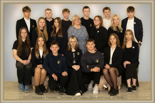 IG klasė – klasės vadovė Regina Stankevičienė 