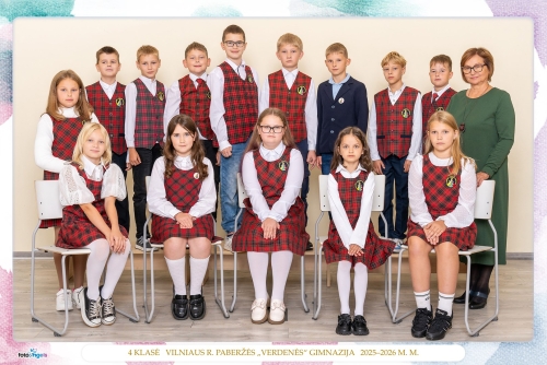 4 klasė – klasės vadovė Rima Vaitonienė