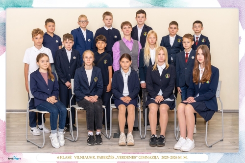 6 klasė – klasės vadovė Julija Sevrusevičienė