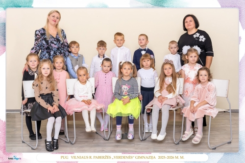 Priešmokyklinio ugdymo grupė – grupės vadovė Irina Daugvilienė